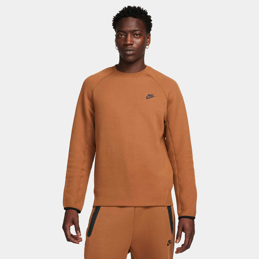 Φούτερ Λαιμόκοψη Nike Sportswear Tech Fleece Camel