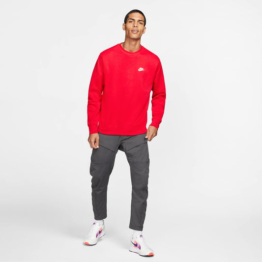 Φούτερ Λαιμόκοψη Nike Sportswear Tech Fleece Red