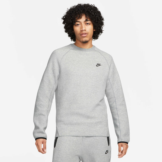 Φούτερ Λαιμόκοψη Nike Sportswear Tech Fleece Grey