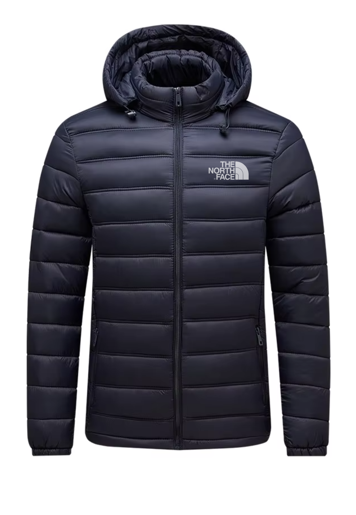 The North Face Μπουφάν Μπλε Με Κουκουλα