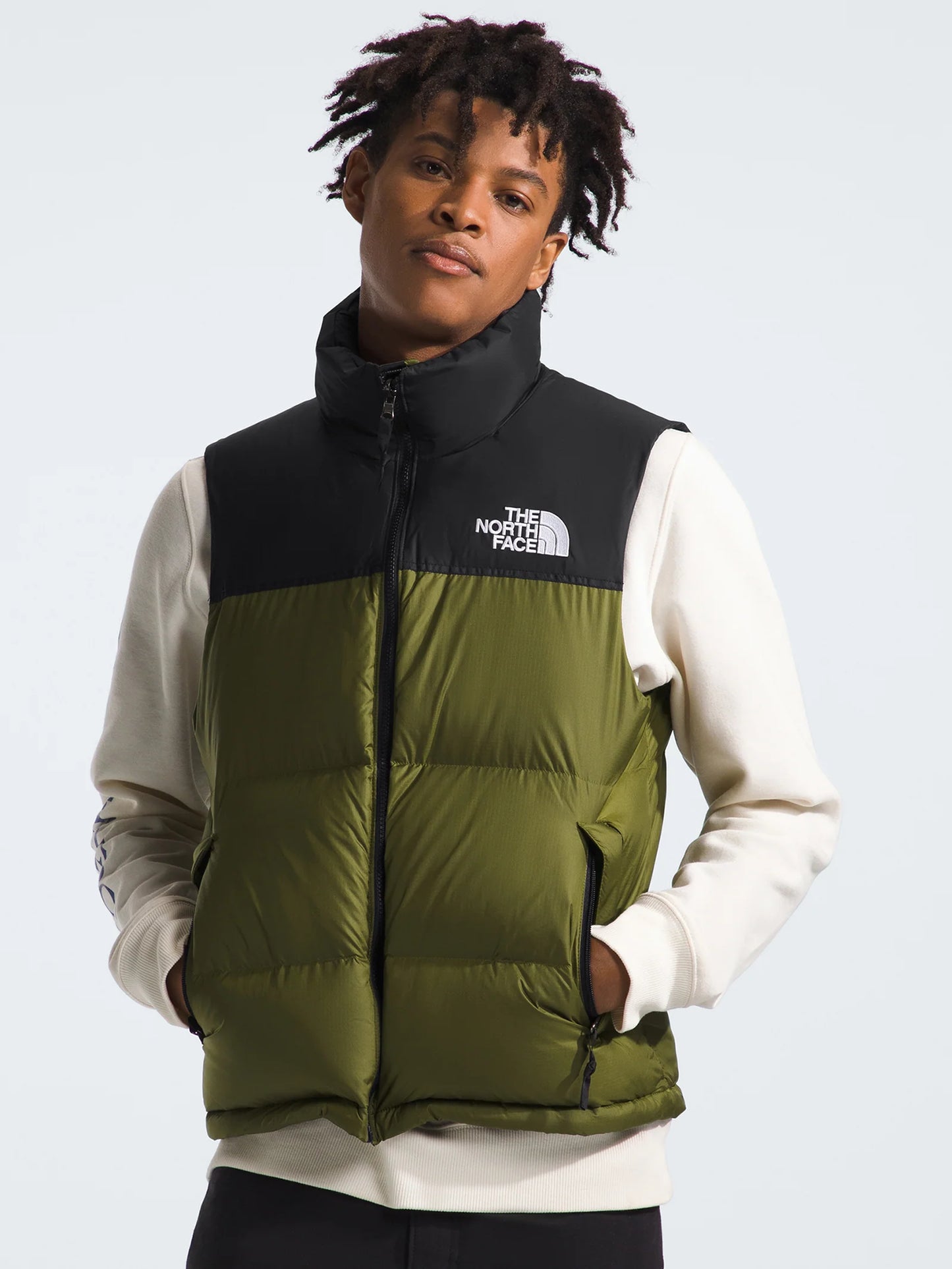 The North Face 1996 Retro Nuptse Vest Ανδρικό Αμάνικο Μπουφάν  (Forest olive)