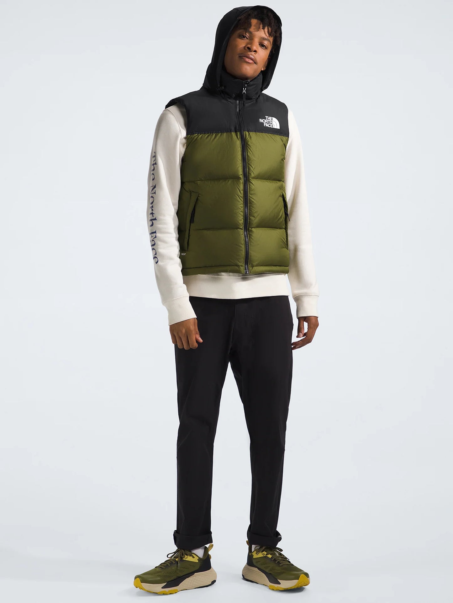 The North Face 1996 Retro Nuptse Vest Ανδρικό Αμάνικο Μπουφάν  (Forest olive)