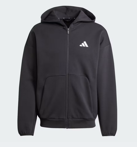 Ζακέτα Adidas Future Icons Small Logo Full-Zip Hoodie Μαυρο
