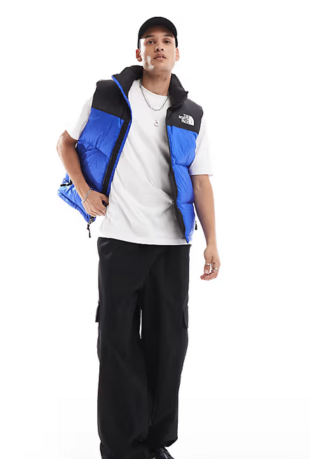 THE NORTH FACE Regular fit Γιλέκο '1996 Retro Nuptse' ΓΑΛΑΖΙΟ