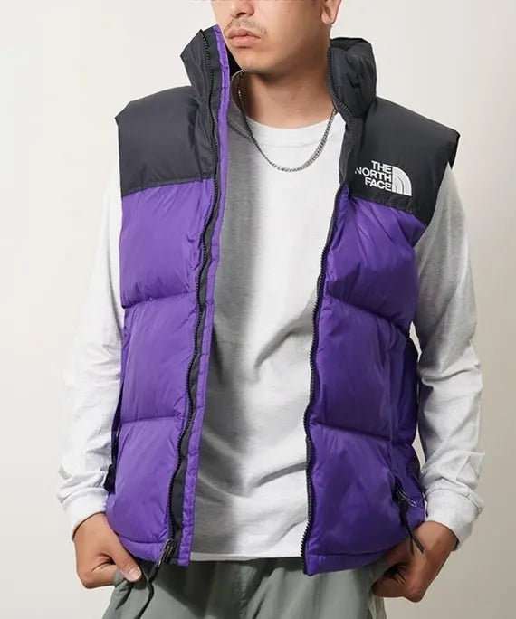 The North Face 1996 Retro Nuptse Vest Ανδρικό Αμάνικο Μπουφάν ΜΩΒ