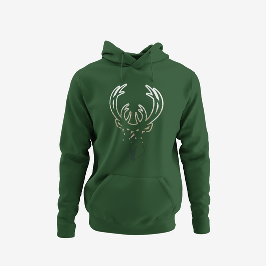 Milwaukee Bucks Fade Graphic Hoodie Green (1212)