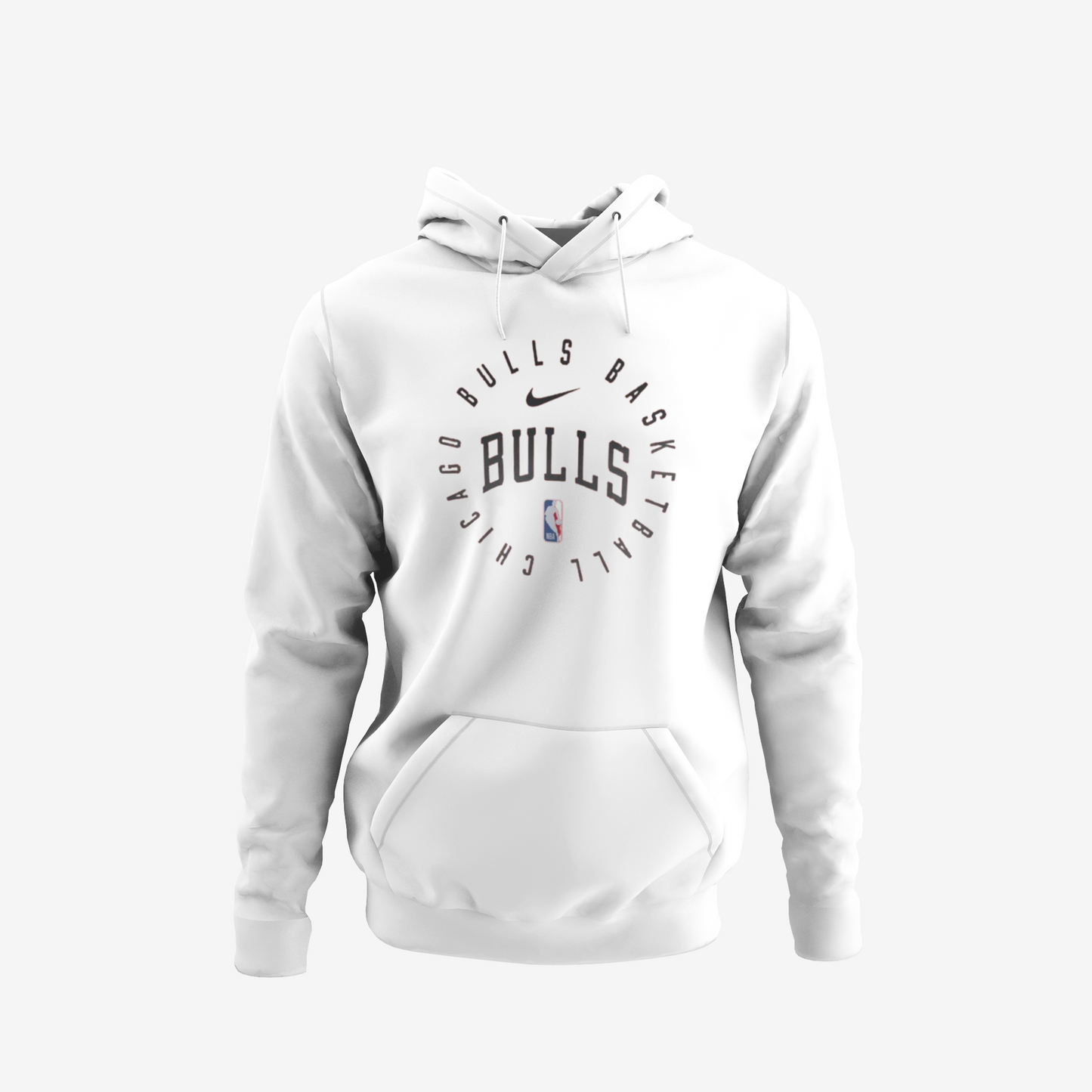 Chicago Bulls Nike Club Fleece Practice Hoodie white (8588)