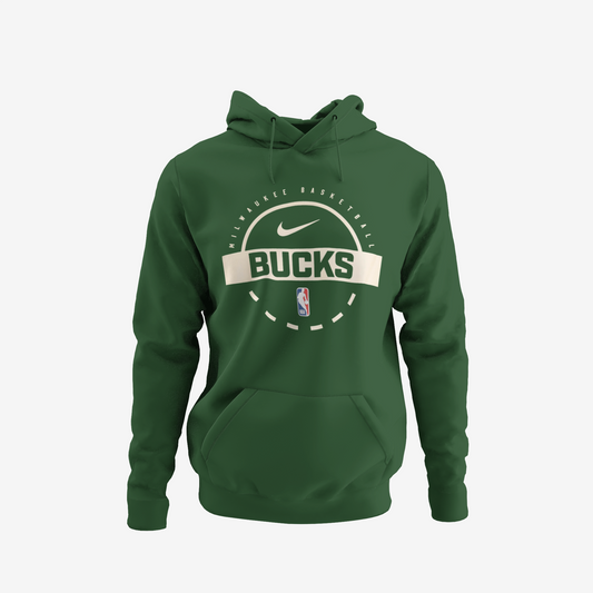 Milwaukee Bucks Fade Graphic Hoodie Green (1225)