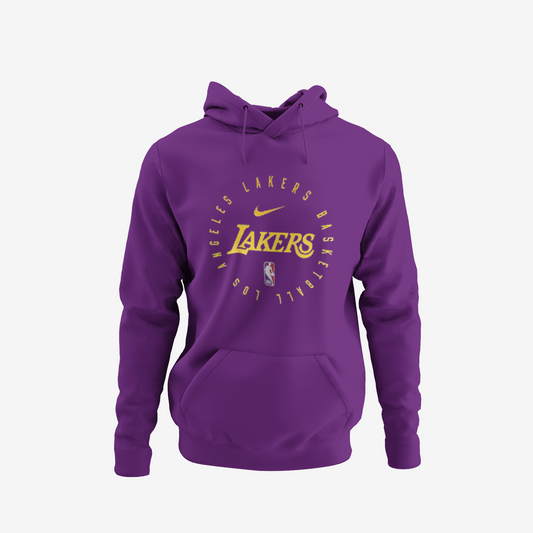 Los Angeles Lakers Nike Practice Hoodie Purple (0241)