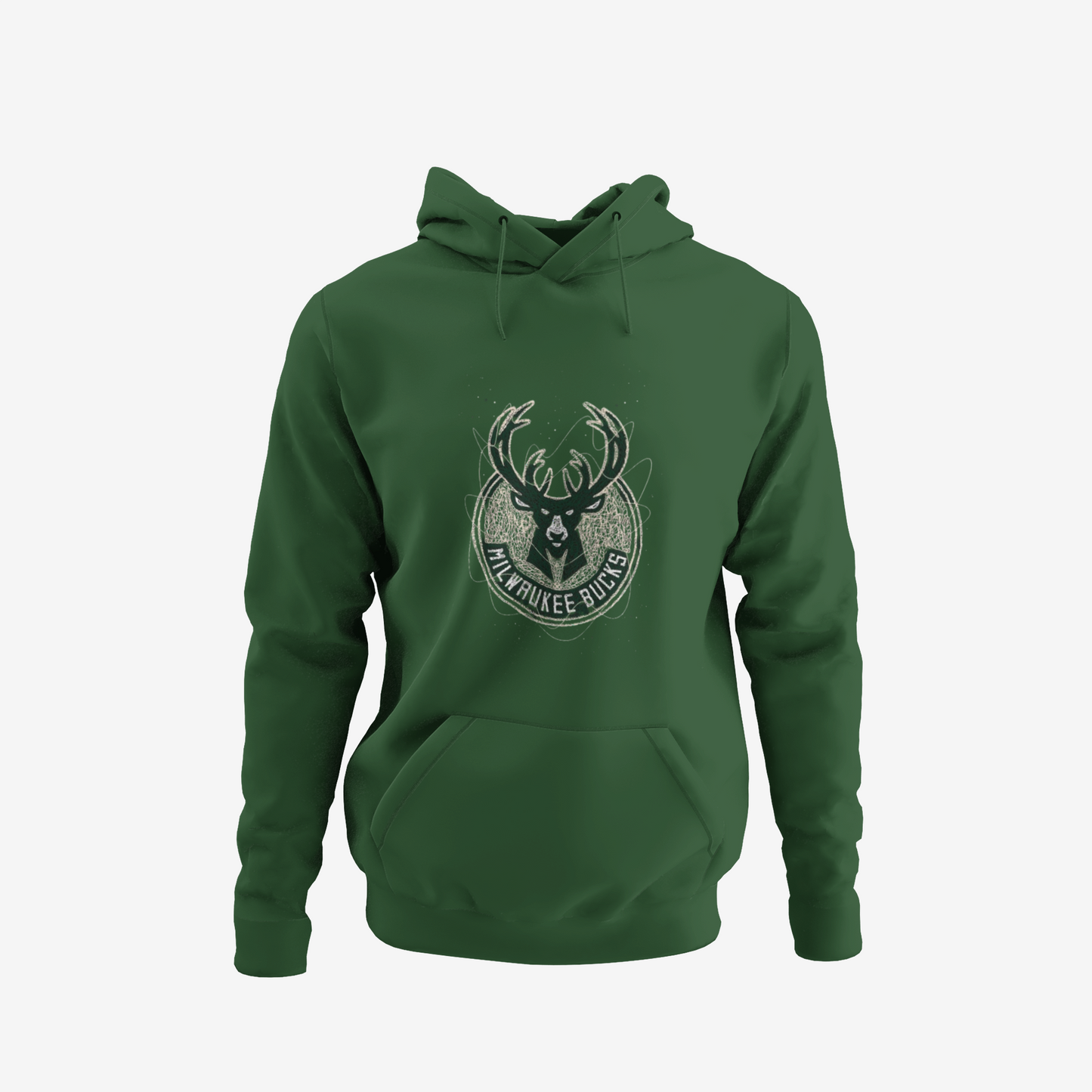 Milwaukee Bucks Fashion Preferred Logo Hoodie Green (3411)