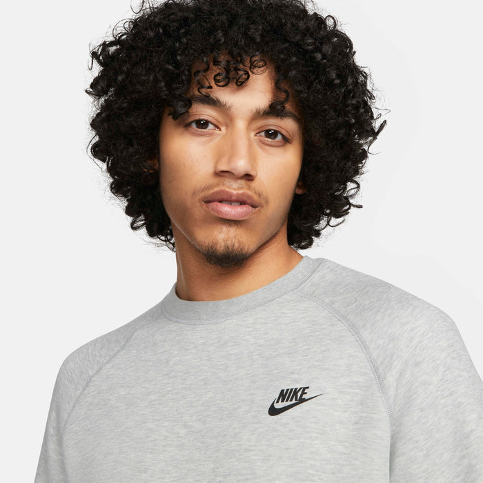 Φούτερ Λαιμόκοψη Nike Sportswear Tech Fleece Grey