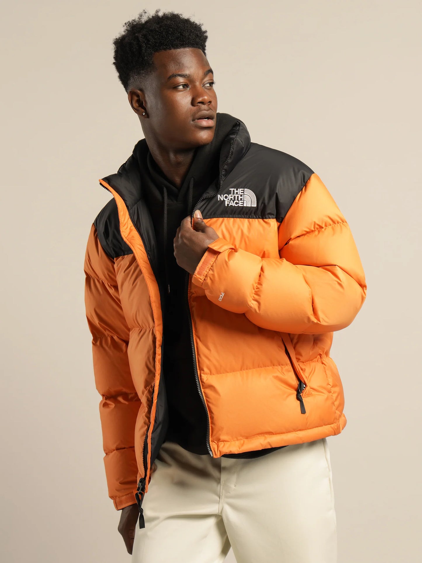 1996 Retro Nuptse Jacket Orange