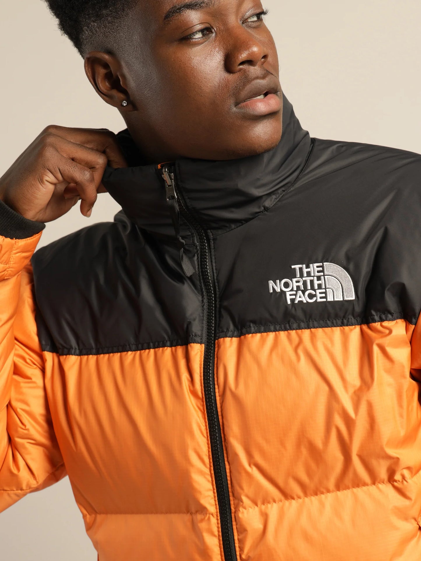 1996 Retro Nuptse Jacket Orange