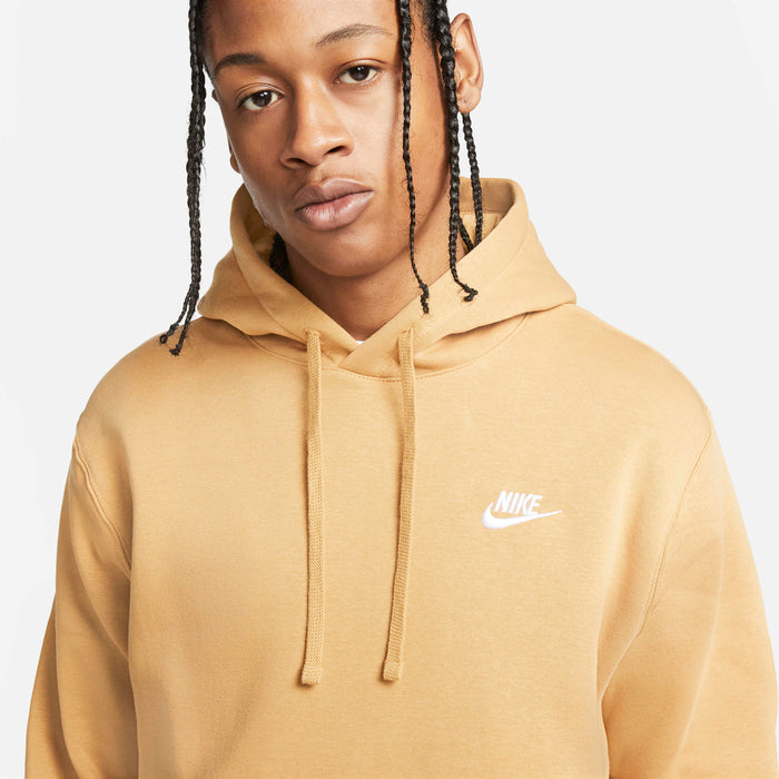 Φούτερ Με Κουκούλα Nike Sportswear Club Fleece Beige
