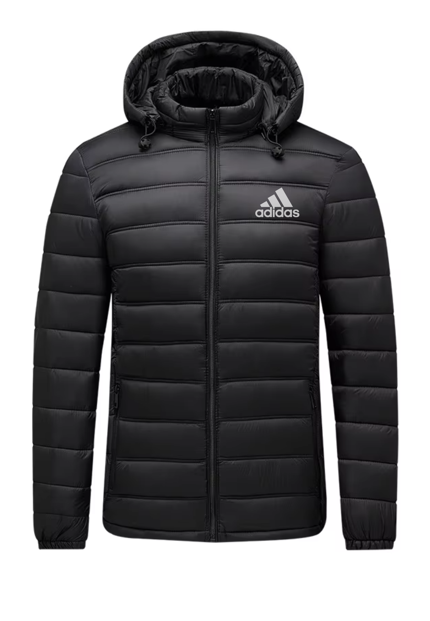 Adidas Μπουφάν Μαυρο Με Κουκουλα