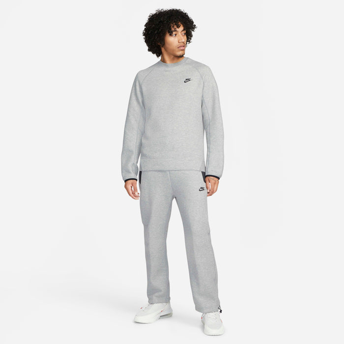 Φούτερ Λαιμόκοψη Nike Sportswear Tech Fleece Grey