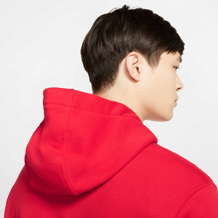 Φούτερ Με Κουκούλα Nike Sportswear Club Fleece Red