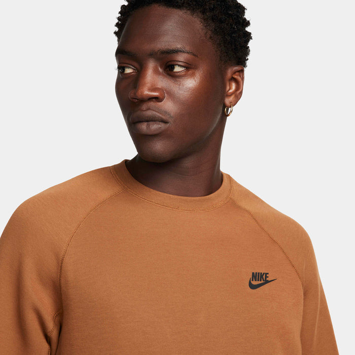 Φούτερ Λαιμόκοψη Nike Sportswear Tech Fleece Camel