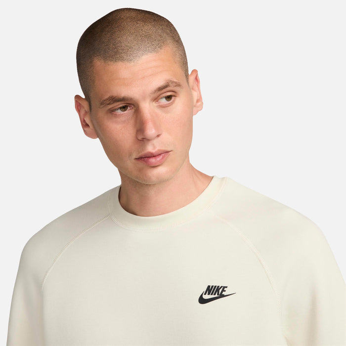 Φούτερ Λαιμόκοψη Nike Sportswear Tech Fleece White