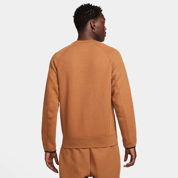 Φούτερ Λαιμόκοψη Nike Sportswear Tech Fleece Camel
