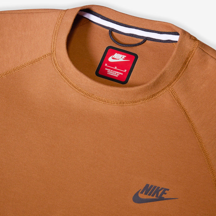 Φούτερ Λαιμόκοψη Nike Sportswear Tech Fleece Camel