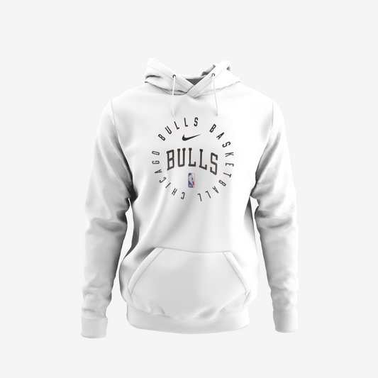 Chicago Bulls Nike Club Fleece Practice Hoodie white (8588)