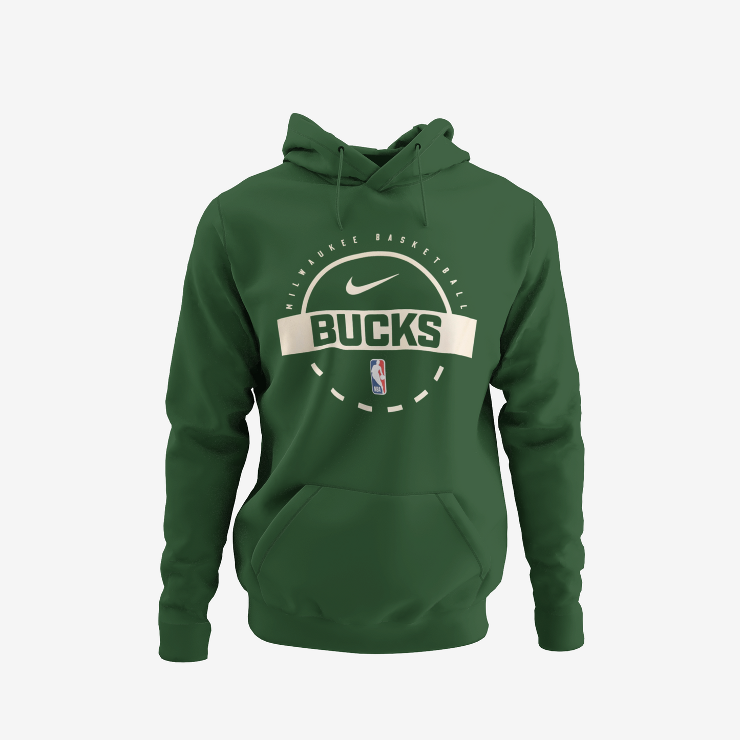 Milwaukee Bucks Fade Graphic Hoodie Green (1225)