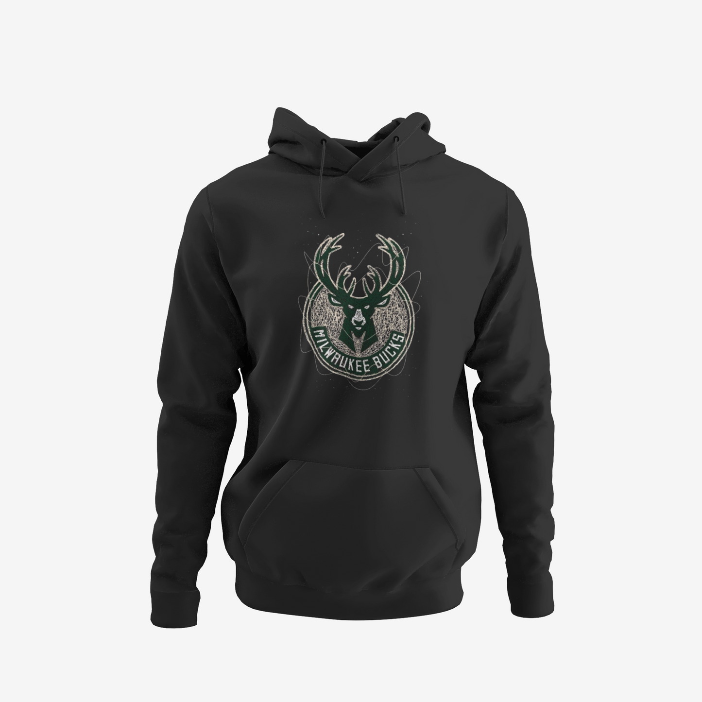 Milwaukee Bucks Fashion Preferred Logo Hoodie Black (3411)